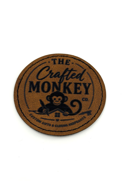 Customizable Iron on Leather Patch