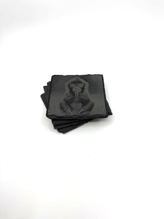 Monkey Coaster Set of 4