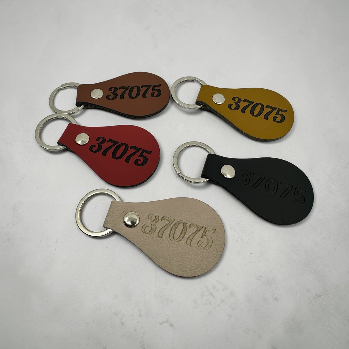 Customizable Leather Key Chain